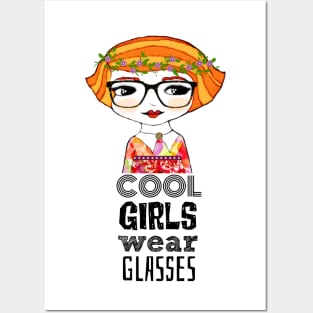 Cool Girls Wear Glasses -- Kathleen Posters and Art